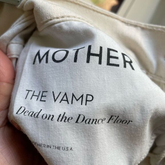 Mother Denim Womens The Vamp Painters Pant Splatter Jeans 26 Ankle Slit Skinny - Picture 6 of 11